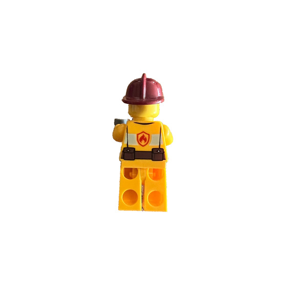 2012 Lego Fire Dark Red Fire Helmet Town City cty0286 Minifigure - Picture 2 of 2